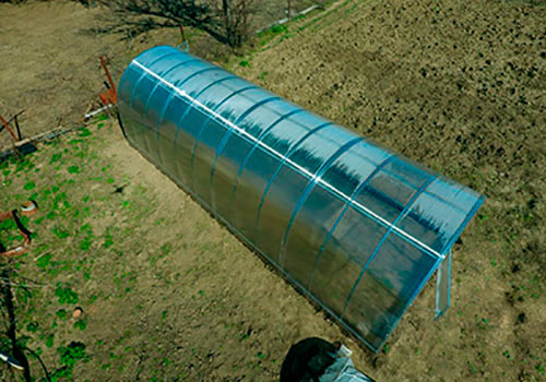 Усиленная теплица Стройбери Плюс 3х8 м с поликарбонатом Stroybery Agro 4 мм в Усть-Каменогорске